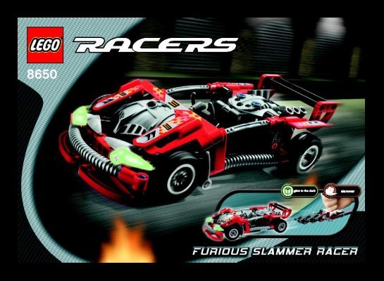 Notice / Instructions de Montage - LEGO - 8650 - Furious Slammer Racer: Page 1