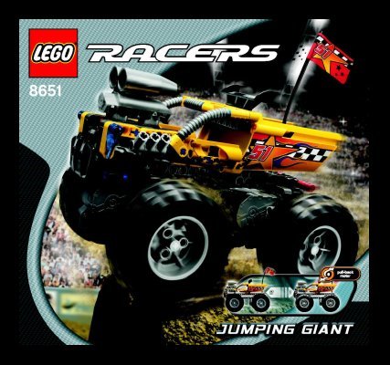 Notice / Instructions de Montage - LEGO - 8651 - Jumping Giant: Page 1