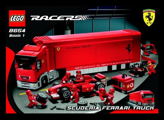 Notice / Instructions de Montage - LEGO - 8654 - Ferrari F1 Team Truck: Page 1