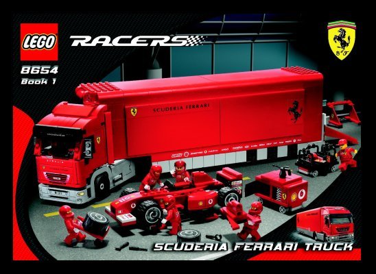 Notice / Instructions de Montage - LEGO - 8654 - Ferrari F1 Team Truck: Page 1