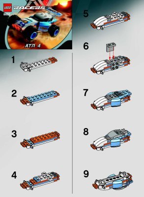 Notice / Instructions de Montage - LEGO - 8657 - ATR 4: Page 1