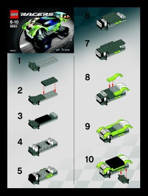 Notice / Instructions de Montage - LEGO - 8663 - Fat Trax: Page 1