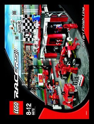 Notice / Instructions de Montage - LEGO - 8672 - Ferrari Finish Line: Page 1