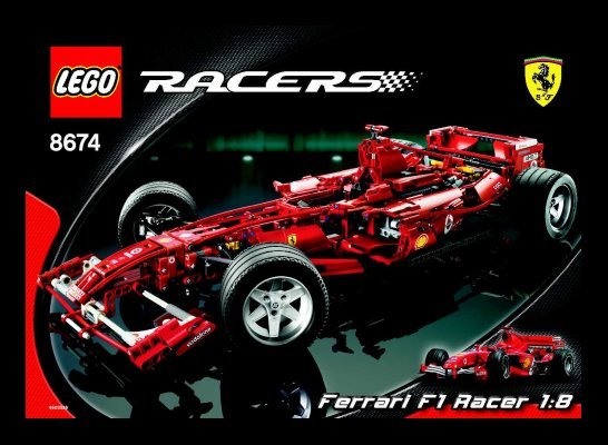 Notice / Instructions de Montage - LEGO - 8674 - Ferrari F1 1:8: Page 1