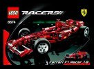 Notice / Instructions de Montage - LEGO - 8674 - Ferrari F1 1:8: Page 1