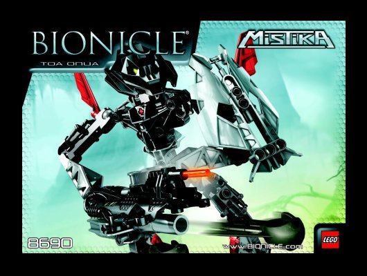 Notice / Instructions de Montage - LEGO - 8690 - Toa Onua: Page 1