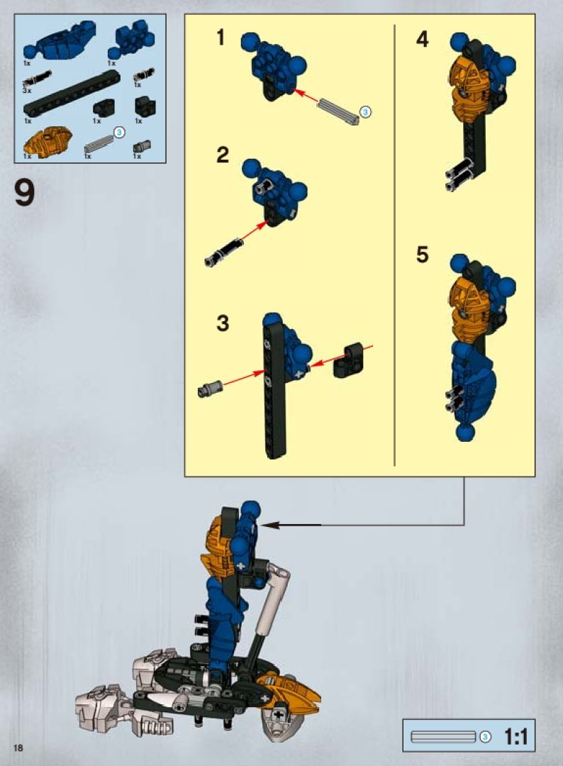 Notice / Instructions de Montage - LEGO - 8734 - Brutaka