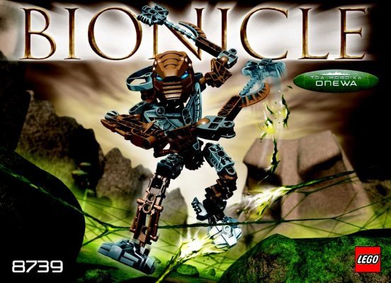 Notice / Instructions de Montage - LEGO - 8739 - Toa Onewa Hordika: Page 1