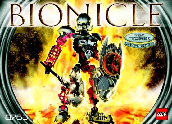 Notice / Instructions de Montage - LEGO - 8763 - Toa Norik: Page 1