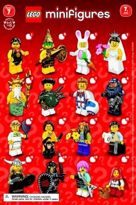 Notice / Instructions de Montage - LEGO - Minifigures - 8831 - LEGO® Minifigures, Series 7: Page 1