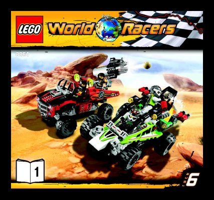 Notice / Instructions de Montage - LEGO - 8864 - Desert of Destruction: Page 1