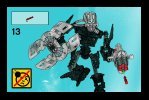 Notice / Instructions de Montage - LEGO - 8913 - Toa Nuparu: Page 18