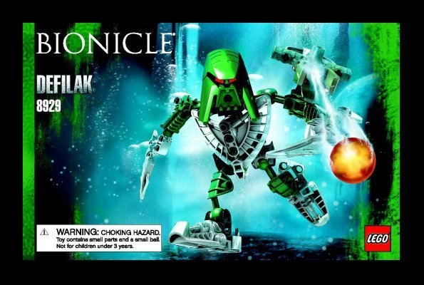 Notice / Instructions de Montage - LEGO - 8929 - Defilak: Page 1