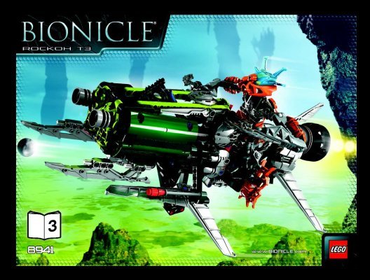 Notice / Instructions de Montage - LEGO - 8941 - Rockoh T3: Page 1