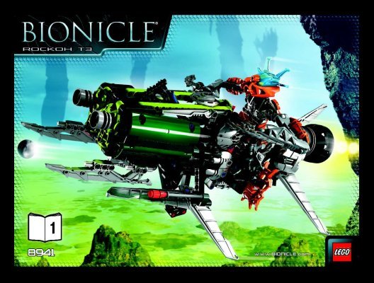 Notice / Instructions de Montage - LEGO - 8941 - Rockoh T3: Page 1