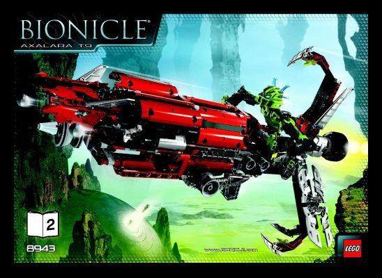 Notice / Instructions de Montage - LEGO - 8943 - Axalara T9: Page 1