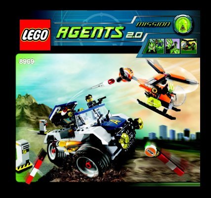 Notice / Instructions de Montage - LEGO - 8969 - 4-Wheeling Pursuit: Page 1