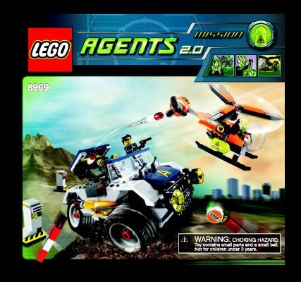 Notice / Instructions de Montage - LEGO - 8969 - 4-Wheeling Pursuit: Page 1