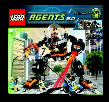 Notice / Instructions de Montage - LEGO - 8970 - Robo Attack: Page 1