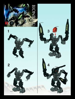 Notice / Instructions de Montage - LEGO - 8972 - Atakus: Page 1