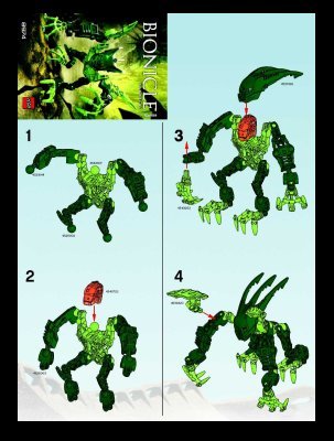 Notice / Instructions de Montage - LEGO - 8974 - Tarduk: Page 1