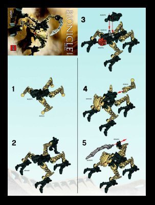 Notice / Instructions de Montage - LEGO - 8977 - Zesk: Page 1