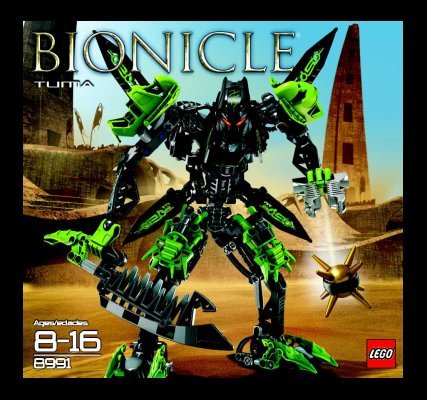 Notice / Instructions de Montage - LEGO - 8991 - Tuma: Page 1