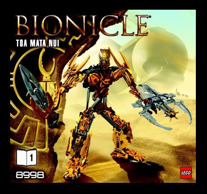 Notice / Instructions de Montage - LEGO - 8998 - Toa Mata Nui: Page 1