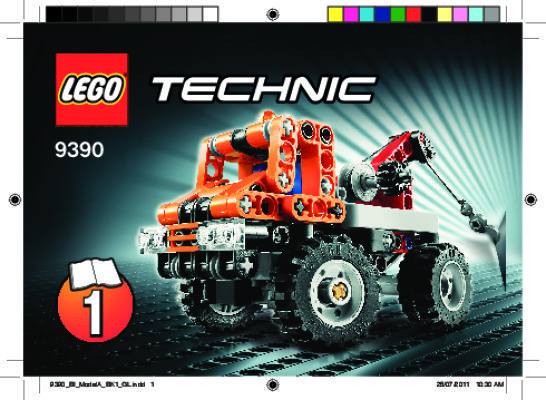 Notice / Instructions de Montage - LEGO - 9390 - Mini Tow Truck: Page 1