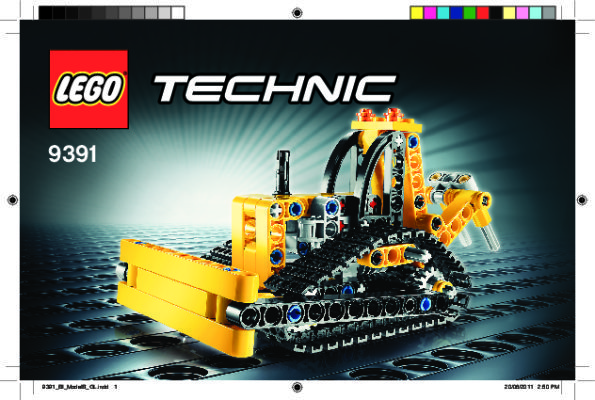 Notice / Instructions de Montage - LEGO - 9391 - Tracked Crane: Page 1