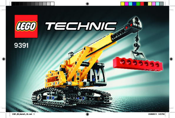 Notice / Instructions de Montage - LEGO - 9391 - Tracked Crane: Page 1