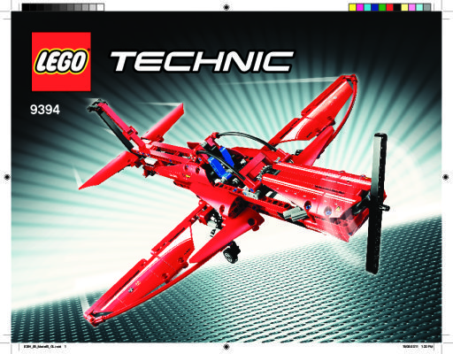 Notice / Instructions de Montage - LEGO - 9394 - Jet Plane: Page 1