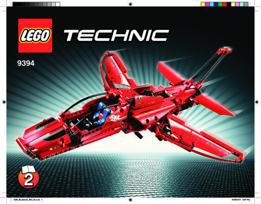 Notice / Instructions de Montage - LEGO - 9394 - Jet Plane: Page 1