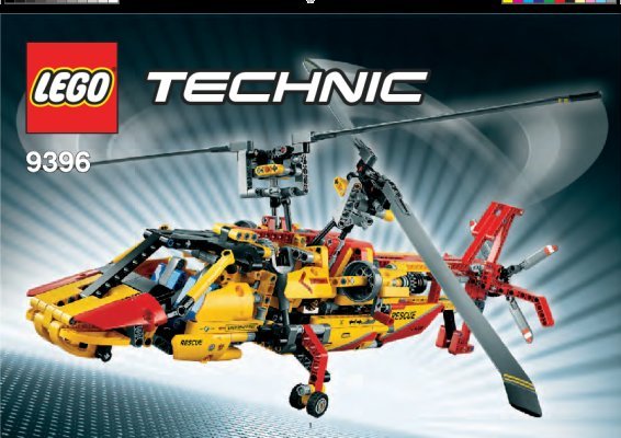 Notice / Instructions de Montage - LEGO - 9396 - Helicopter: Page 1