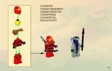 Notice / Instructions de Montage - LEGO - 9441 - Kai's Blade Cycle: Page 3