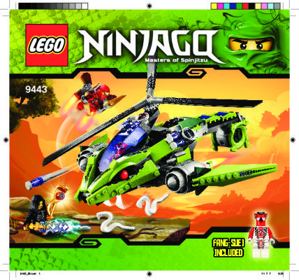 Notice / Instructions de Montage - LEGO - 9443 - Rattlecopter: Page 1