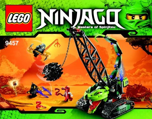 Notice / Instructions de Montage - LEGO - 9457 - Fangpyre Wrecking Ball: Page 1