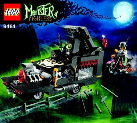 Notice / Instructions de Montage - LEGO - Monster Fighters - 9464 - Le corbillard du vampire: Page 1