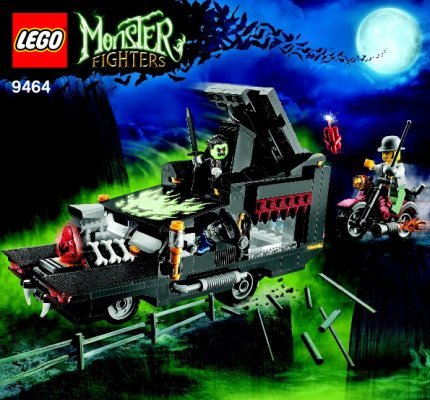 Notice / Instructions de Montage - LEGO - Monster Fighters - 9464 - Le corbillard du vampire: Page 1