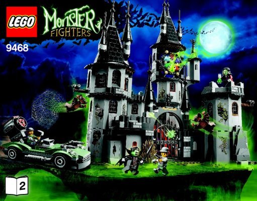 Notice / Instructions de Montage - LEGO - 9468 - Vampyre Castle: Page 1