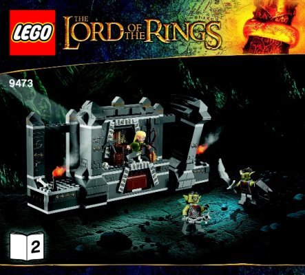 Notice / Instructions de Montage - LEGO - 9473 - The Mines of Moria™: Page 1