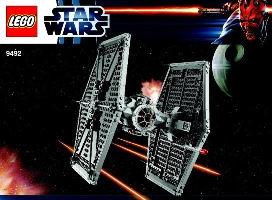 Notice / Instructions de Montage - LEGO - 9492 - TIE Fighter™: Page 1