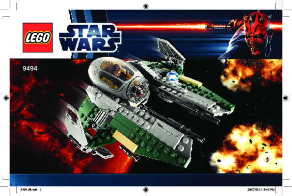 Notice / Instructions de Montage - LEGO - 9494 - Anakin's Jedi Interceptor™: Page 1