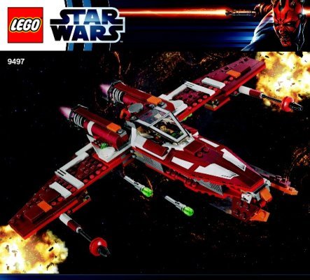 Notice / Instructions de Montage - LEGO - 9497 - Republic Striker-class Starfighter™: Page 1