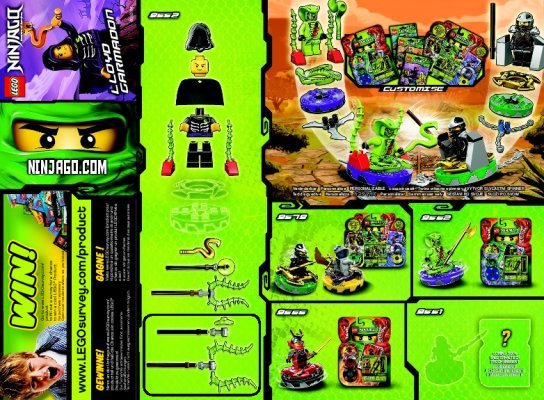 Notice / Instructions de Montage - LEGO - 9552 - Lloyd Garmadon: Page 1