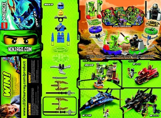 Notice / Instructions de Montage - LEGO - 9553 - Jay ZX: Page 1