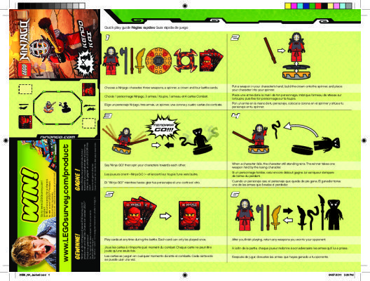 Notice / Instructions de Montage - LEGO - 9558 - Training Set: Page 1