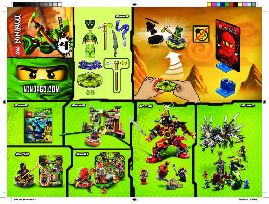 Notice / Instructions de Montage - LEGO - 9569 - Spitta: Page 1