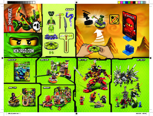 Notice / Instructions de Montage - LEGO - 9569 - Spitta: Page 1