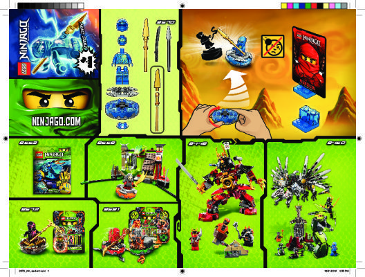 Notice / Instructions de Montage - LEGO - 9570 - NRG Jay: Page 1